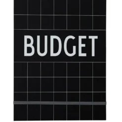 Design Letters budget-kirja, Musta