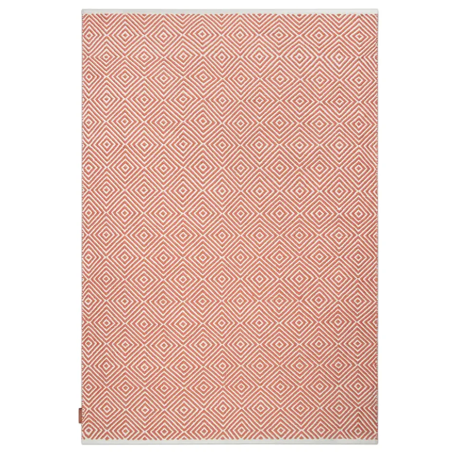 Diamond matto 140x200 cm, Burnt orange