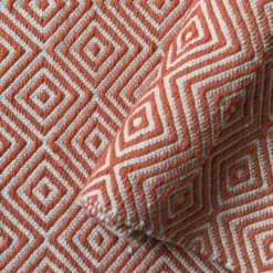 Diamond matto 140x200 cm, Burnt orange