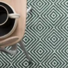 Diamond matto, 200 x 300 cm, Green