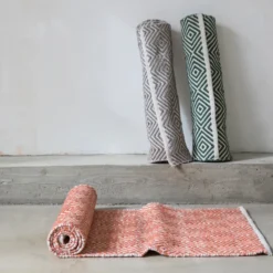 Diamond matto 70x200 cm, Grey