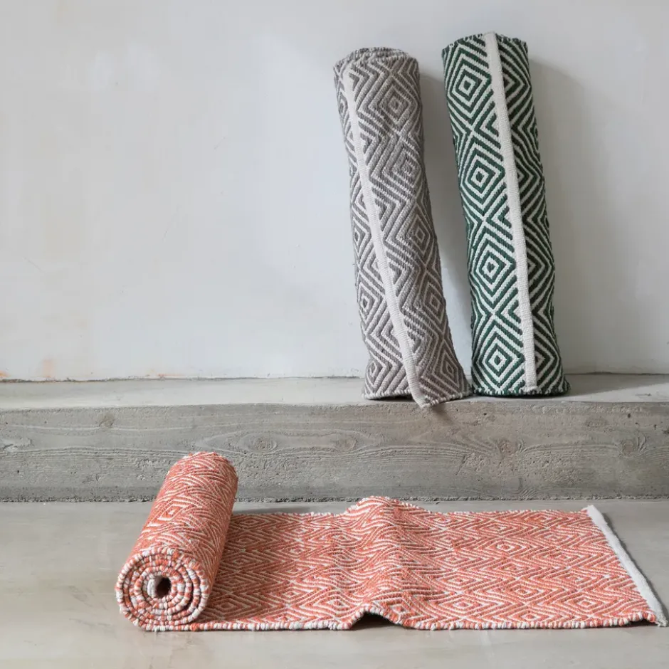 Diamond matto 70x200 cm, Grey