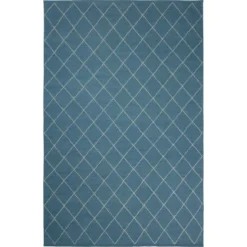 Diamond matto 184x280 cm, Heaven blue- off white