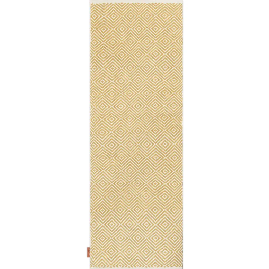 Diamond matto 70x200 cm, Yellow