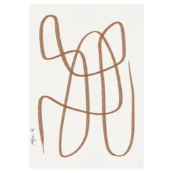 Different Ways -juliste, ruskea, 50x70 cm