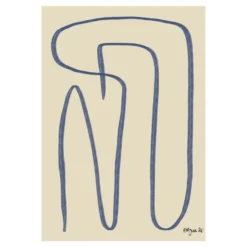Different Ways -juliste, sininen, 50x70 cm