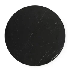 Dit sivupöytä Ø40 cm, Harmaa-Musta-marquina