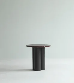 Dit sivupöytä Ø40 cm, Rosso Levanto-brown