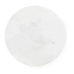 Dit sivupöytä Ø40 cm, White Carrara-bright blue