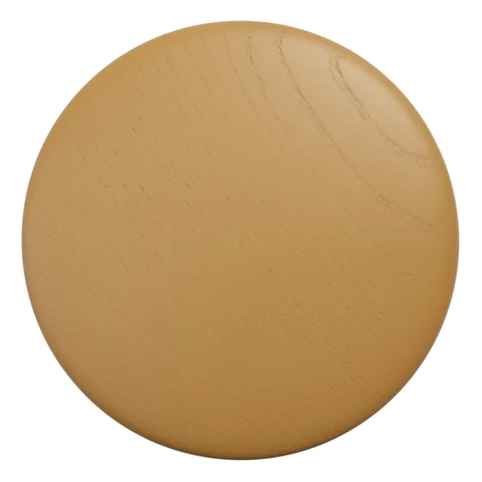 Dots wood -koukku burnt orange, Ø 17 cm