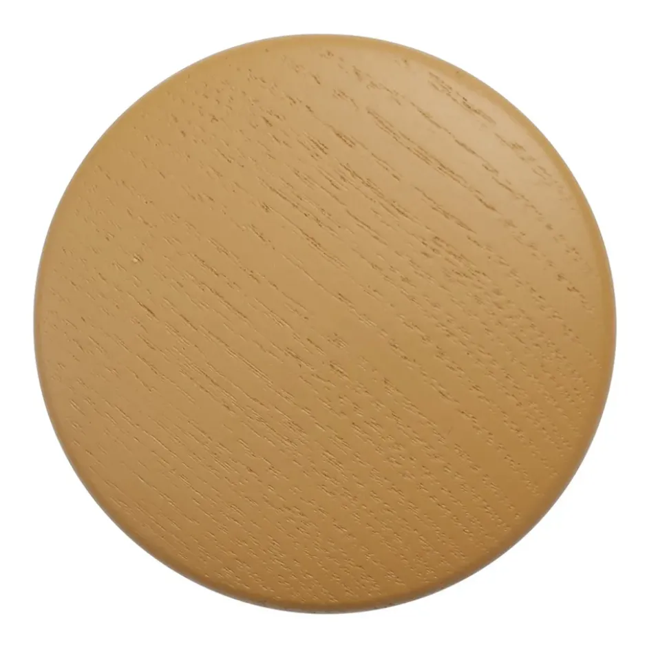 Dots wood -koukku burnt orange, Ø 6,5 cm