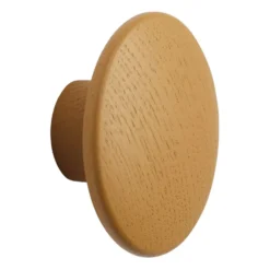 Dots wood -koukku burnt orange, Ø 6,5 cm