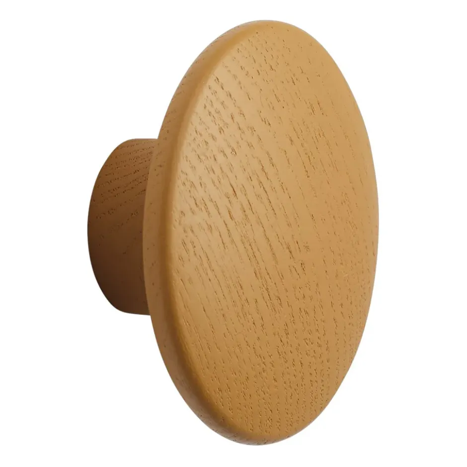 Dots wood -koukku burnt orange, Ø 6,5 cm
