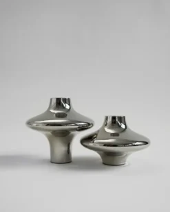 Doublet nro 02 suuri kynttilänjalka, Chrome