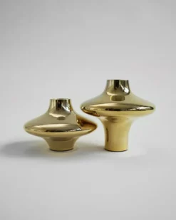 Doublet nro 02 suuri kynttilänjalka, Brass