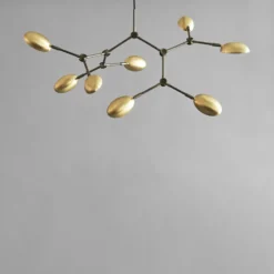 Drop Chandelier -kattokruunu mini, Messinki