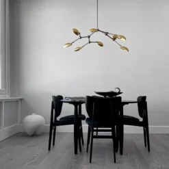 Drop Chandelier -kattokruunu mini, Messinki