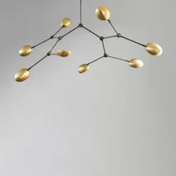 Drop Chandelier -kattokruunu, Messinki