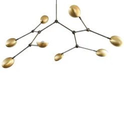 Drop Chandelier -kattokruunu, Messinki