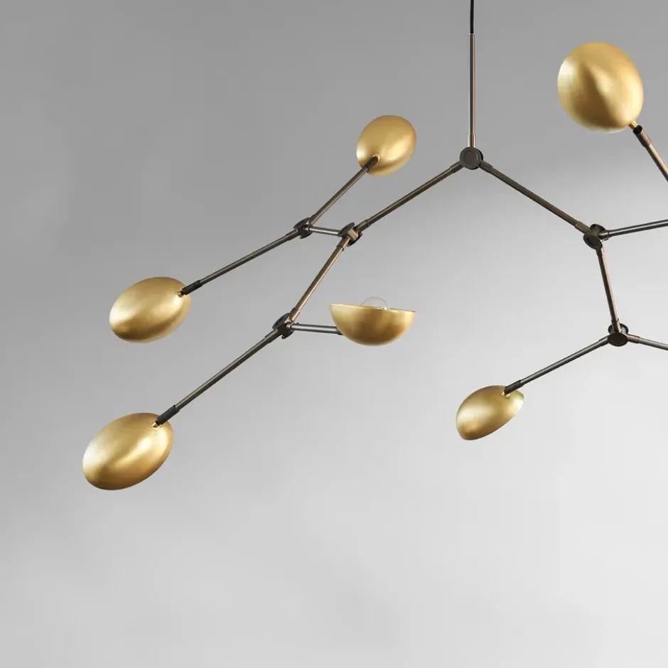 Drop Chandelier -kattokruunu, Messinki