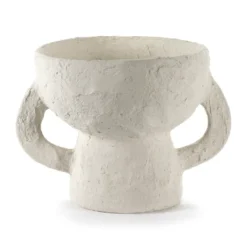 Earth vaasi S, White