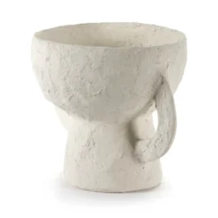 Earth vaasi S, White