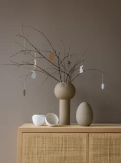 Easter Deco -muna pääsiäiskoriste 4-pakkaus, Cafe au lait