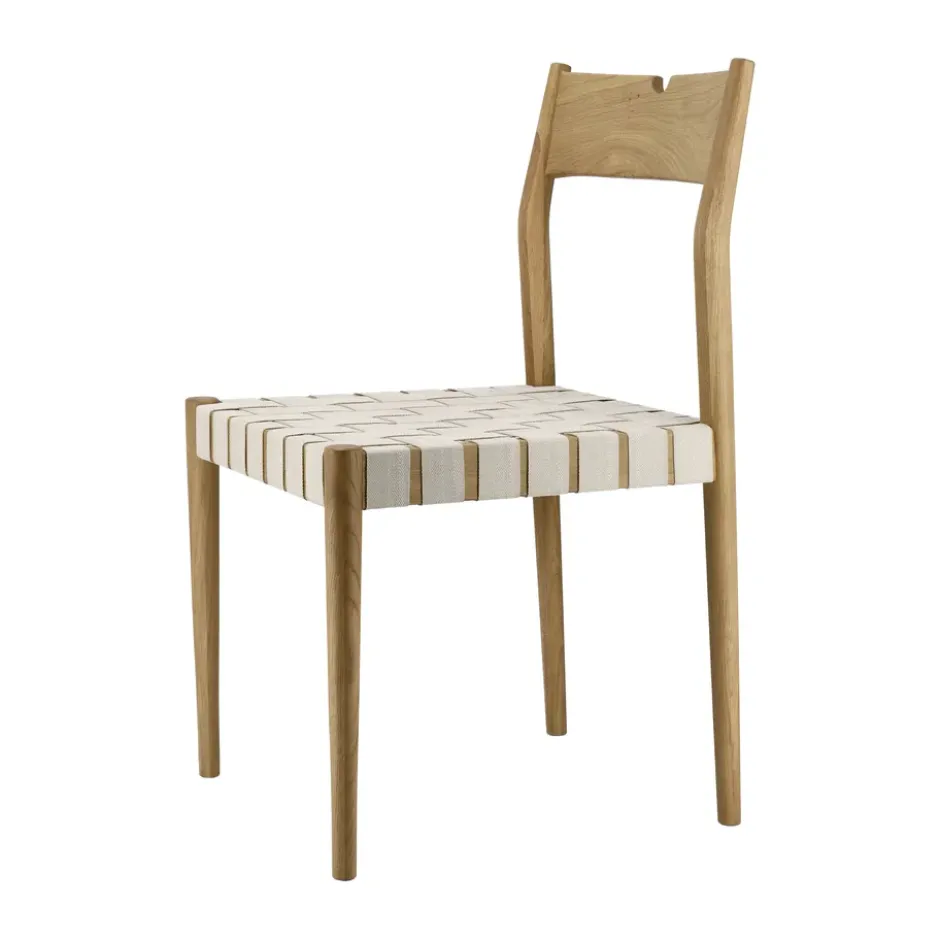 Ekeryd ruokapöydäntuoli, Webbing-laquered oak