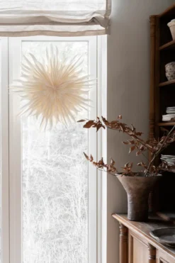 Eldig joulutähti Ø 70 cm, Valkoinen