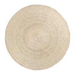 Elin matto natural grey, Ø150 cm