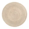 Elin matto natural grey, Ø125 cm