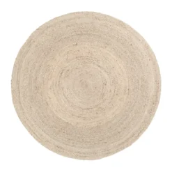Elin matto natural grey, Ø125 cm