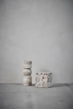 Ellia kynttilänjalka 23 cm, Linen