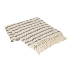 Elly torkkupeitto 130x160 cm, Black-natural