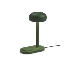 Emendo pöytälamppu Qi-laturilla, Emerald green