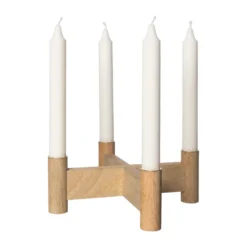 Ernst adventtikynttelikkö Ø22x8 cm, Luonnollinen
