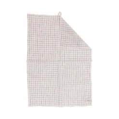 ERNST keittiöpyyhe ruudullinen, Sininen-beige