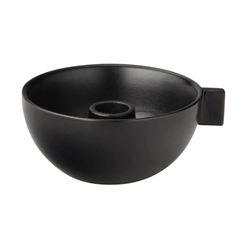 Ernst kynttiläkulho, Ø 12 cm, Musta