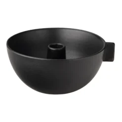 Ernst kynttiläkulho, Ø 17 cm, Musta