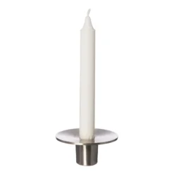 Ernst kynttilänjalka harjattu alumiini Ø 9,2 cm, 4 cm