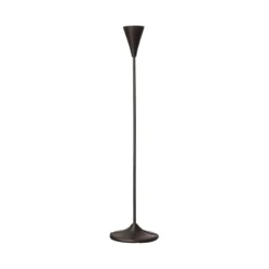 Ernst kynttilänjalka musta kromi, 35 cm