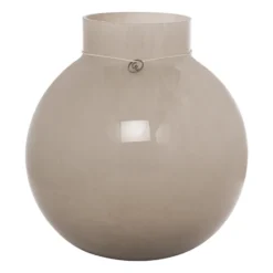 Ernst lasimaljakko pyöreä beige, K 22 cm Ø 21 cm