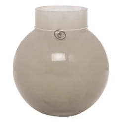 Ernst lasimaljakko pyöreä beige, K 14 cm Ø 13 cm