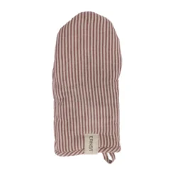 Ernst patakinnas raidallinen, Punainen-beige
