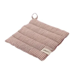 Ernst patalappu raidallinen 23x25 cm, Punainen-beige