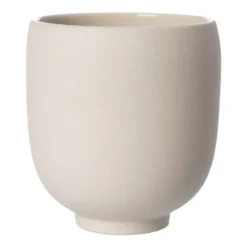 Ernst ruukku jalallinen luonnonvalkoinen, K 15 cm Ø 14 cm