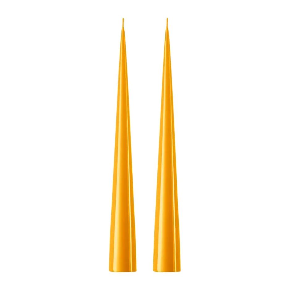 ester & erik -kartiokynttilä 37 cm, 2-pakkaus lakattu, 85 Mango