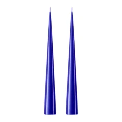 ester & erik -kartiokynttilä 37 cm, 2-pakkaus lakattu, Cornflower 48