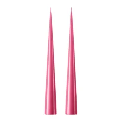 ester & erik -kartiokynttilä 37 cm, 2-pakkaus lakattu, Clear pink 41