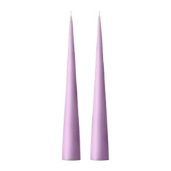 ester & erik -kartiokynttilä 37 cm, 2-pakkaus matta, Crocus delight 07